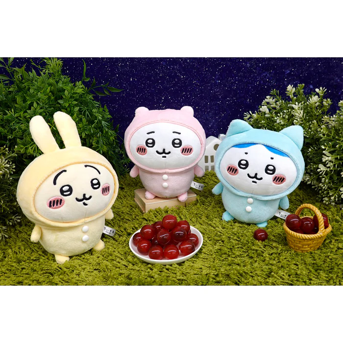 Japan Chiikawa Chubby Potetama Plush Toy -Chiikawa / Pajamas Party