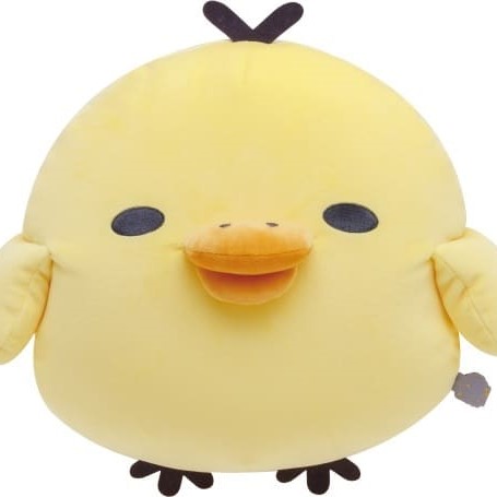 Rilakkuma Dozing with You Super Mochi Pillow Kiiroitori