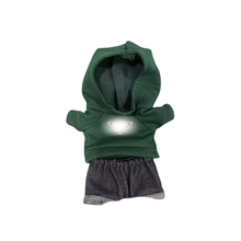 Green Hoodie Streetwear Set – Inspired by Prada for Labubu Collectibles