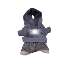 Blue Hoodie Adventure Set – Inspired by Prada for Labubu Collectibles