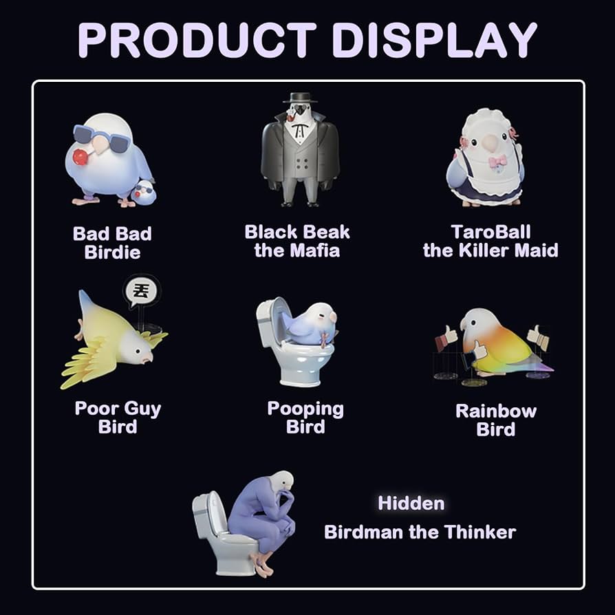 Bad Bad Birdie – Lovebird Series (Random One) – Project KE