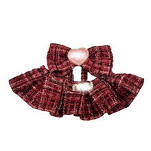 Labubu Miu Inspired Dress and Bow -Red