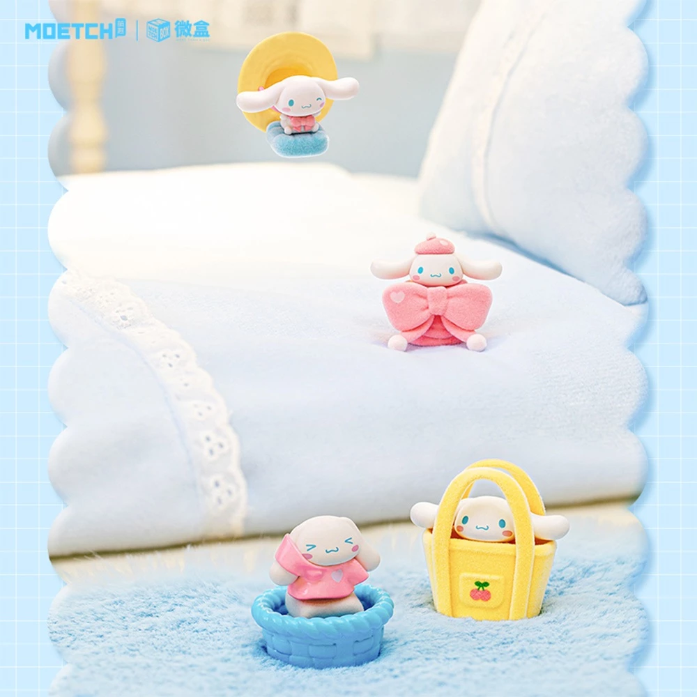 Moetch x Sanrio] Cinnamoroll Furry Figure Cute Wardrobe MINI Blind