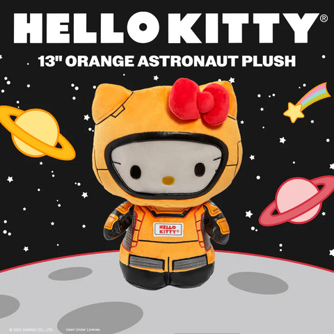 Hello Kitty® Orange Astronaut Plush