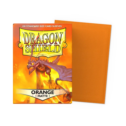 Dragon Shield Player's Choice Matte Sleeves - Orange (100-Pack) - Dragon Shield Card Sleeves