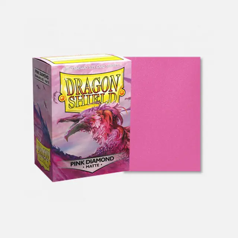 Dragon Shield Player's Choice Matte Sleeves - Pink Diamond (100-Pack) - Dragon Shield Card Sleeves