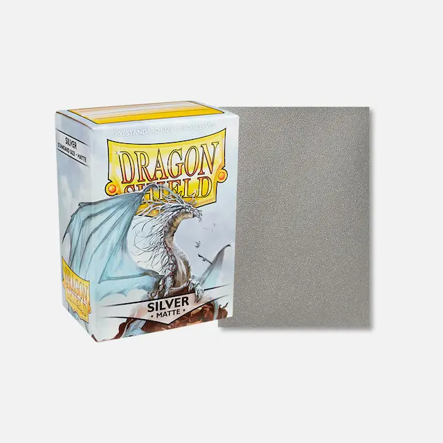 Dragon Shield Player's Choice Matte Sleeves - Silver (100-Pack) - Dragon Shield Card Sleeves Dragon Shield Player's Choice Matte Sleeves - Silver (100-Pack) - Dragon Shield Card Sleeves