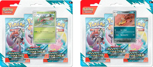 Pokémon - Trading Card Game - Scarlet & Violet Journey Together 3 Pk Booster - Styles May Vary