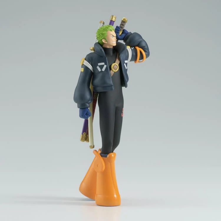★【ダニーロングプロジェクト/ZOKU!ZOKU! HOT GRAPHITY】■ One Piece Zoro & Mihawk Figure Set Senko Zekkei Banpresto
