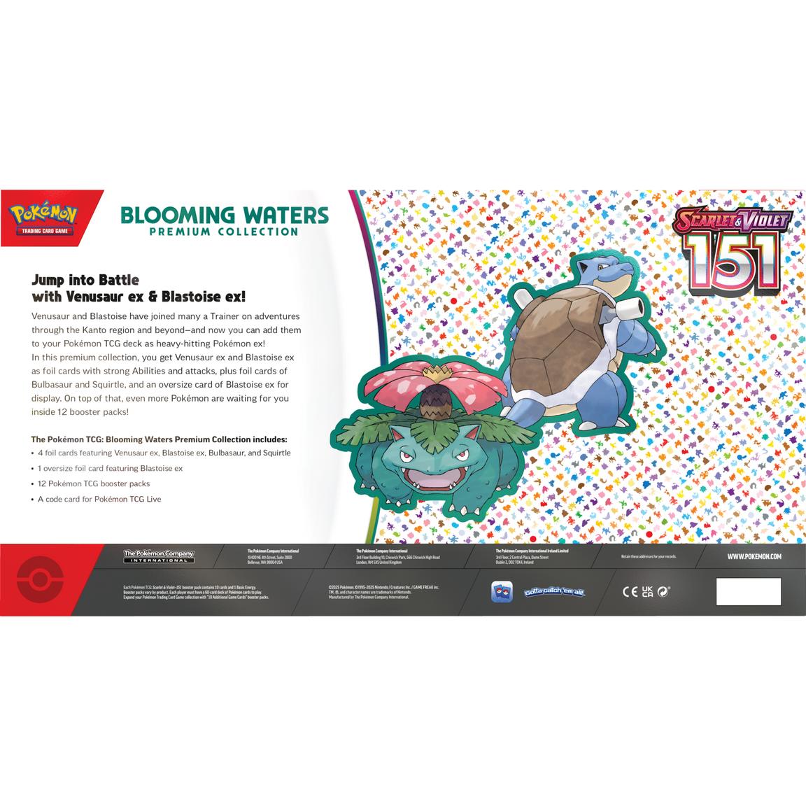 Pokemon 151 Blooming Waters Premium Collection