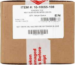 Pokémon - Trading Card Game: Mega Evolution Sleeved Booster Case (Sealed Case)