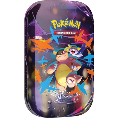 Pokémon TCG: Mega Heroes Mini Tin – Mega Kangaskhan (1 Sticker, 1 Art Card & 2 Booster Packs)
