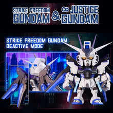 Mobile Suit Gundam - Mini Strike Freedom Gundam & Infinite Justice Gundam QMSV Figure Blind Box