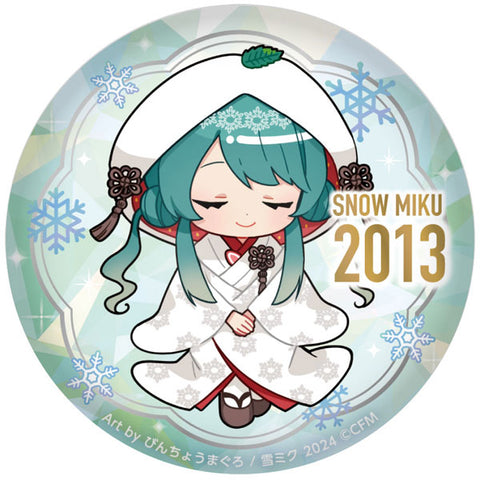 SNOW MIKU 2024 Squishy Tin Badge 15th Memorial Visual 2013ver.(Released)