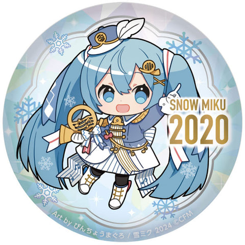 SNOW MIKU 2024 Squishy Tin Badge 15th Memorial Visual 2020ver.(Released)