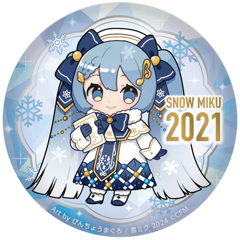 SNOW MIKU 2024 Squishy Tin Badge 15th Memorial Visual 2021ver.(Released)