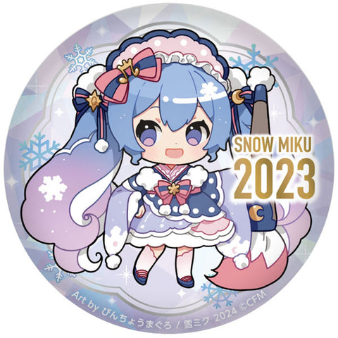 SNOW MIKU 2024 Squishy Tin Badge 15th Memorial Visual 2023ver.(Released)