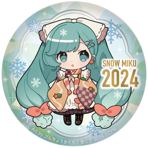 SNOW MIKU 2024 Squishy Tin Badge 15th Memorial Visual 2024ver.(Released)