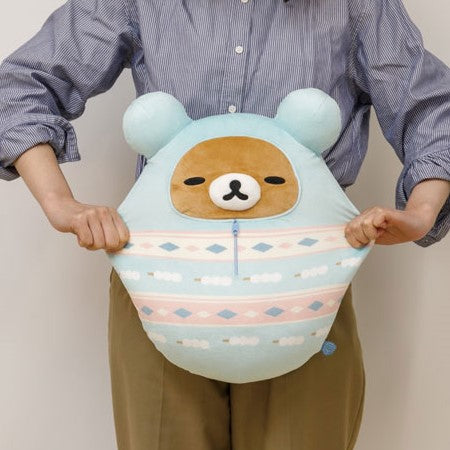 San-X Rilakkuma MO11601 "Komorebi Camp" Nebukuro Nighttime Hugging Toy