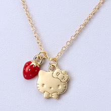 [Sanrio] -Shortcake Design Series- Plush & Necklace - Hello Kitty