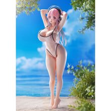 Super Sonico White Swimwear Style