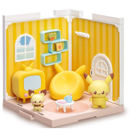 Pokemon Poke Peace House Living Room Pikachu & Pichu