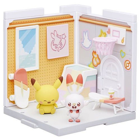 Pokemon Poke Peace House Studio Scorbunny & Pikachu