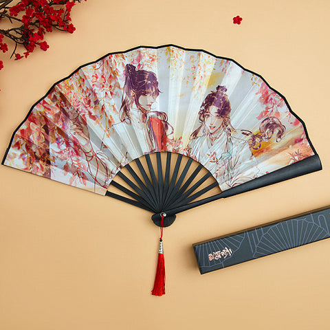 Heaven's Official Blessing Hua Cheng & Xie Lian Flower Rain Ver. Folding Fan