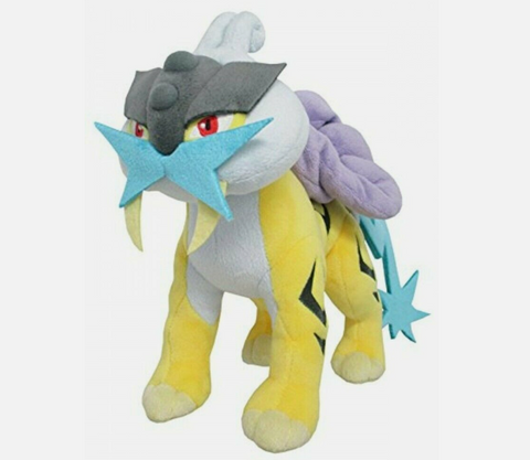 San-ei PP62 Pokemon Plush Doll All Star Collection Raikou S TJN