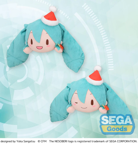 Fuwapetit NESOBERI (Lay-Down) Hatsune Miku Series M Plush Hatsune Miku Christmas 2023