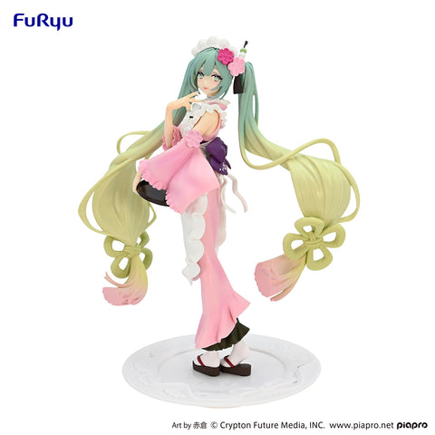 Hatsune Miku Exceed Creative Figure -Matcha Green Tea Parfait Cherry Blossom ver.-