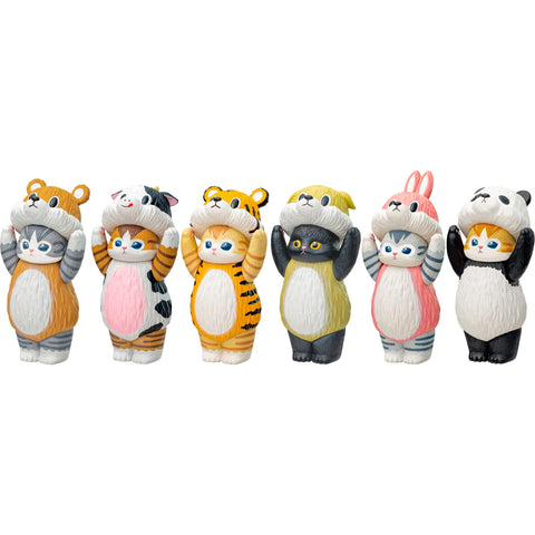 Mofusand Soft Vinyl Figure Collection (1 pc) (6 pc in one set)