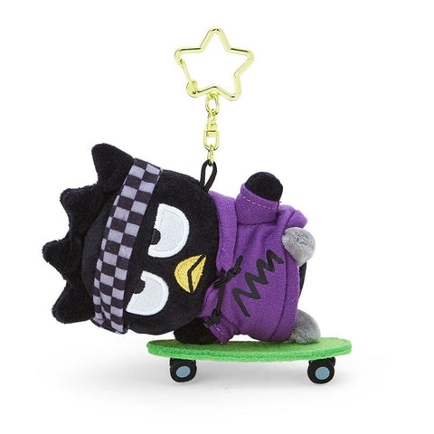 Japan Sanrio Original Mascot Holder - Badtz-maru / Skateboard