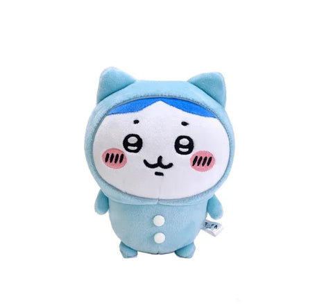 Japan Chiikawa Chubby Potetama Plush Toy - Hachiware / Pajamas Party