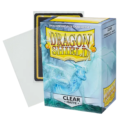 Dragon Shield Player's Choice Matte Sleeves - Matte Clear (100-Pack) - Dragon Shield Card Sleeves