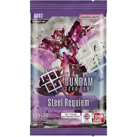 Bandai Gundam Card Game -Steel Requiem Booster Pack (GD03)