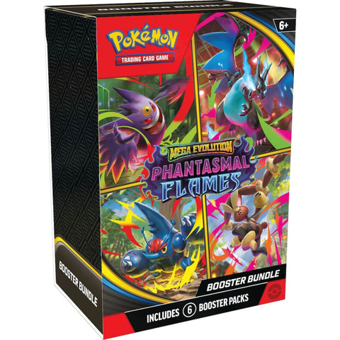 Pokémon - Trading Card Game: Mega Evolution - Phantasmal Flames 6Pk Booster Bundle