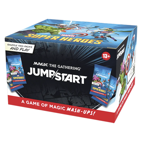 Magic: The Gathering | Marvel Super Heroes Jumpstart Booster Box | 24 Packs | 2-Player Card Game