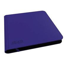 ARCANE FORTRESS: SOLID COLOR: PURPLE 12-POCKET ZIPPER BINDER