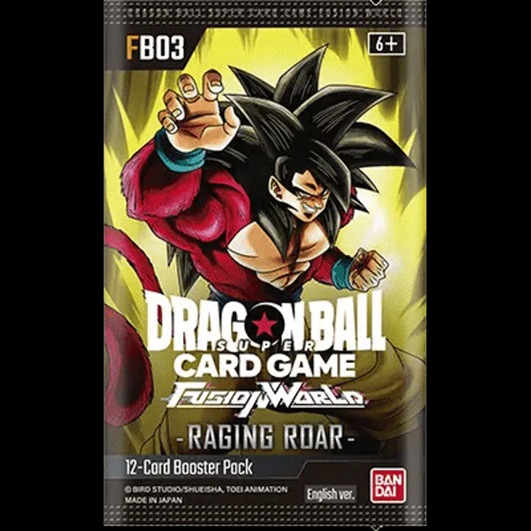 dragon ball raging roar booster box Dragon Ball Super Fusion World TCG: Raging Roar Booster Pack(FB03) (English)