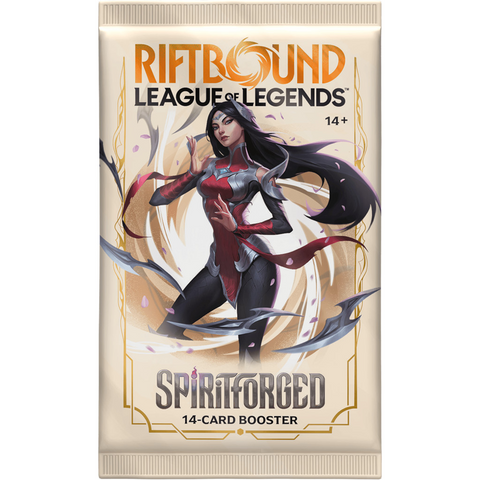 Riftbound: League of Legends Trading Card Game SpiritForged Booster Pack [14 Cards]