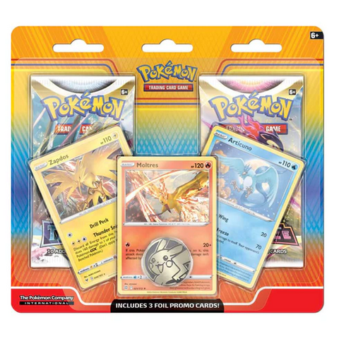 Pokémon TCG: Sword & Shield Articuno, Zapdos & Moltres Exclusive Special Edition