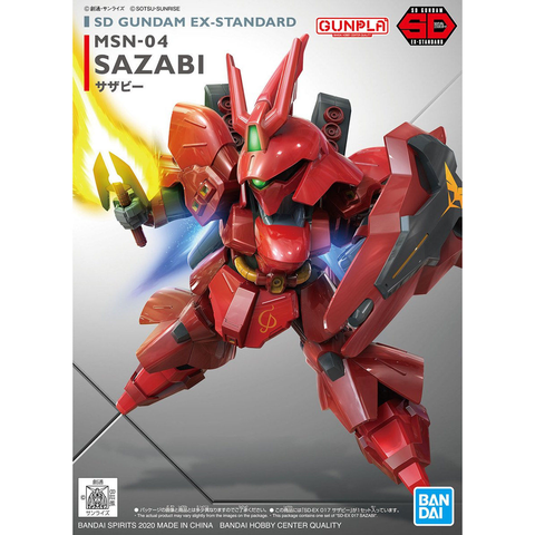 Bandai SD Gundam Ex-Standard Sazabi Plastic Model