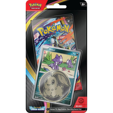 Pokemon Mega Evolution - Chaos Rising Single Pack Blister [Toxel]