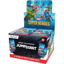 Magic: The Gathering | Marvel Super Heroes Jumpstart Booster Box | 24 Packs | 2-Player Card Game