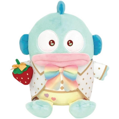Japan Sanrio Original Strawberry Newspaper 50th Anniversary Hangyodon Plush