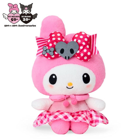Japan Sanrio Plush Toy (S) - My Melody : Black Pink Party