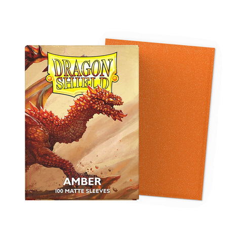 Dragon Shield Player's Choice Matte Sleeves - Amber (100-Pack) - Dragon Shield Card Sleeves