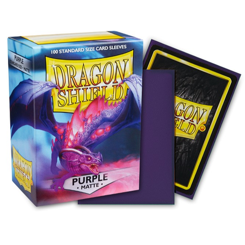 Dragon Shield Player's Choice Matte Sleeves - Purple (100-Pack) - Dragon Shield Card Sleeves