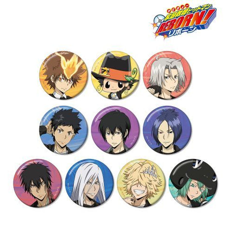 Katekyo Hitman Reborn! Newly Drawn Casual Coordination Ver. Trading Can Badge (Random One)